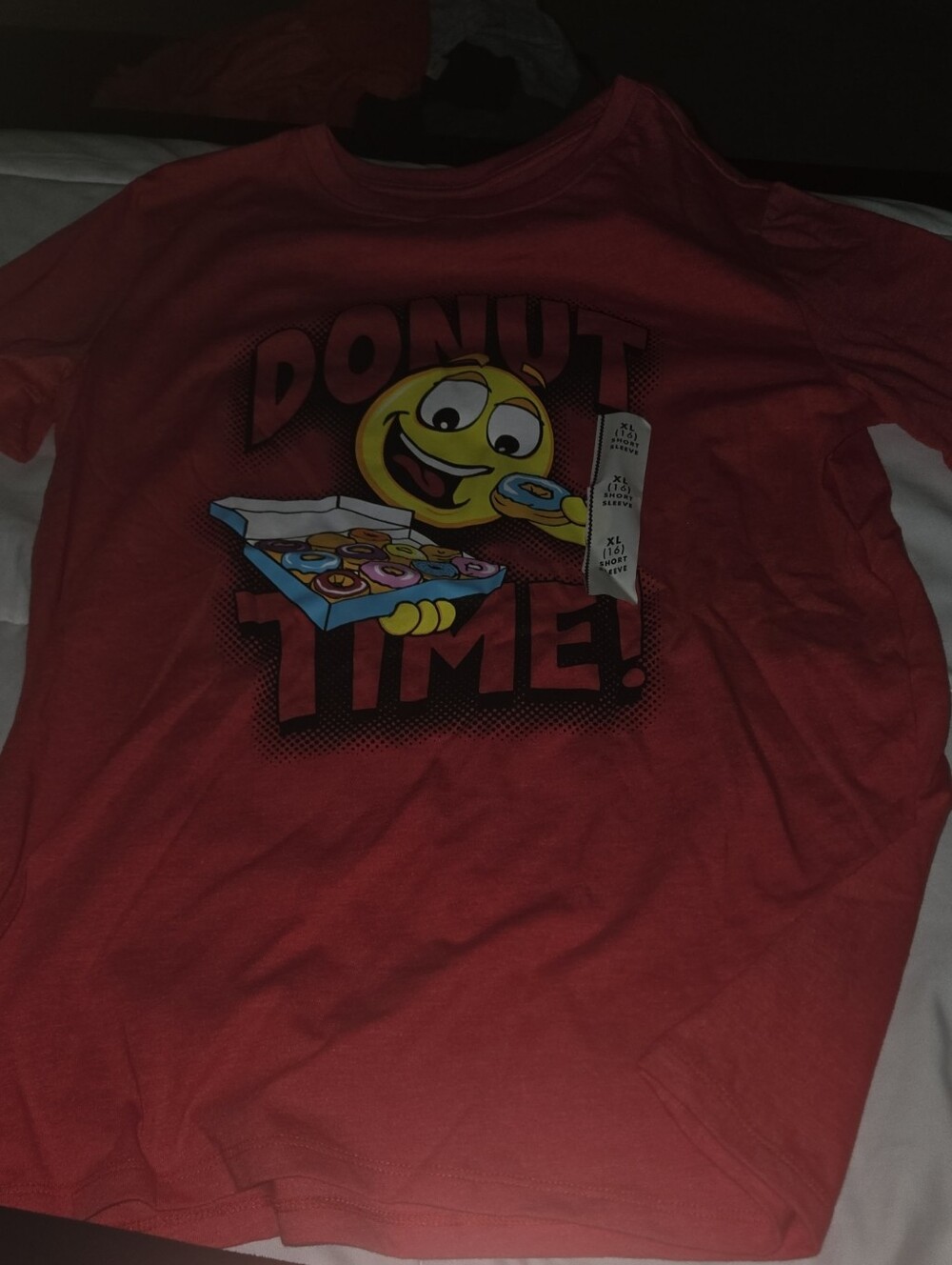 Cat & Jack Red 'Donut Time!' Graphic Tee